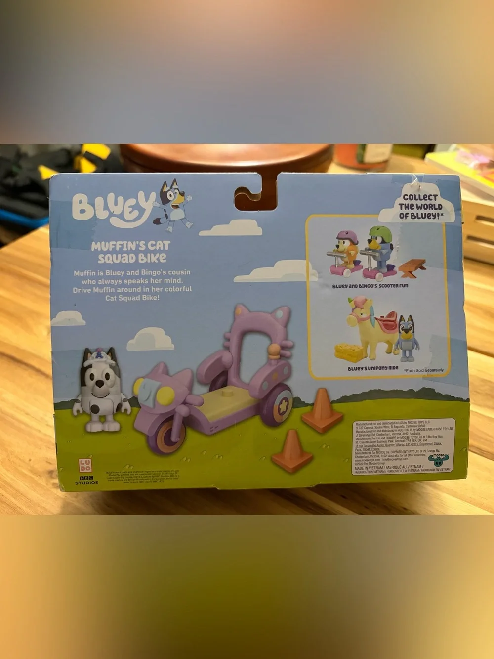 NWT: Bluey - Muffin's Cat Squad Bike with 2.5